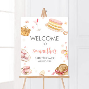 Picnic Baby Brunch Baby Shower Welcome Poster
