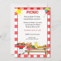 Picnic Barbecue Cookout Grilling
