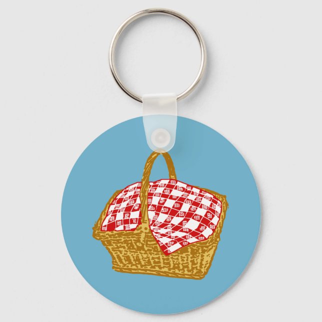 Picnic Basket Keychain (Front)