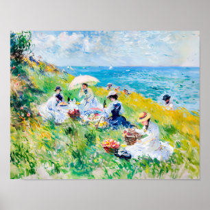 Picnic by the Sea - Impressionist Artwork Poster