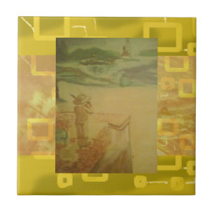 Picnic by the Seashore Concert Ceramic Tile