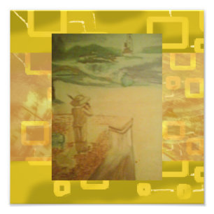 Picnic by the Seashore Photo Print