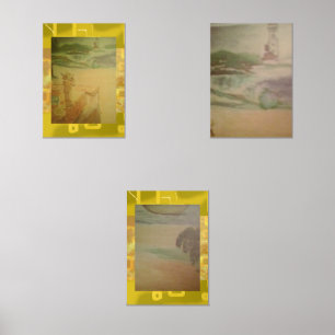 Picnic by the Seashore Wall Art Sets