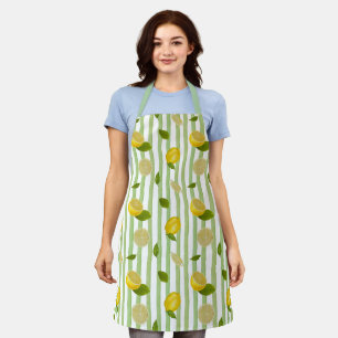 Picnic Citrus Mediterranean Pattern Apron