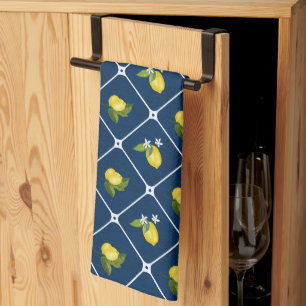  Picnic Citrus Mediterranean  Pattern  Kitchen Towel