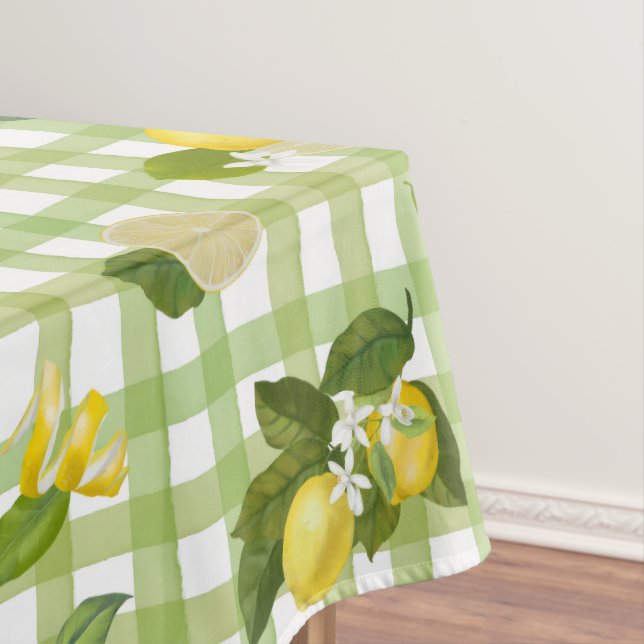  Picnic Citrus Mediterranean  Pattern  Tablecloth (In Situ)