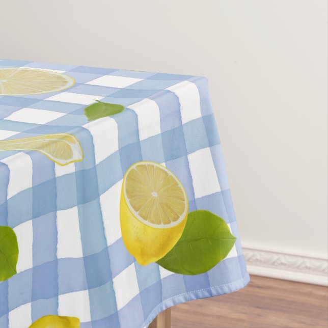  Picnic Citrus Mediterranean  Pattern  Tablecloth (In Situ)