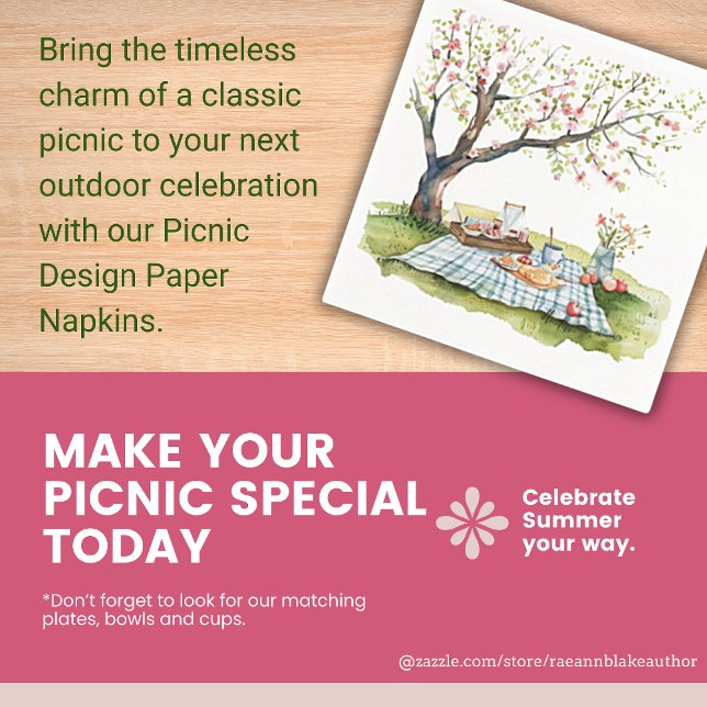 Picnic Design Paper Napkin (Creator Uploaded)