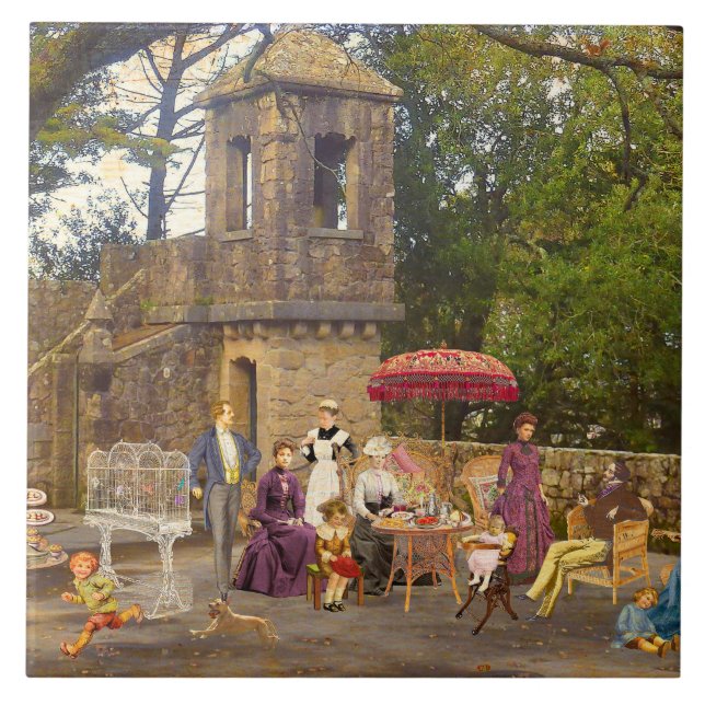 Picnic en la Quinta da Regaleira Ceramic Tile (Front)