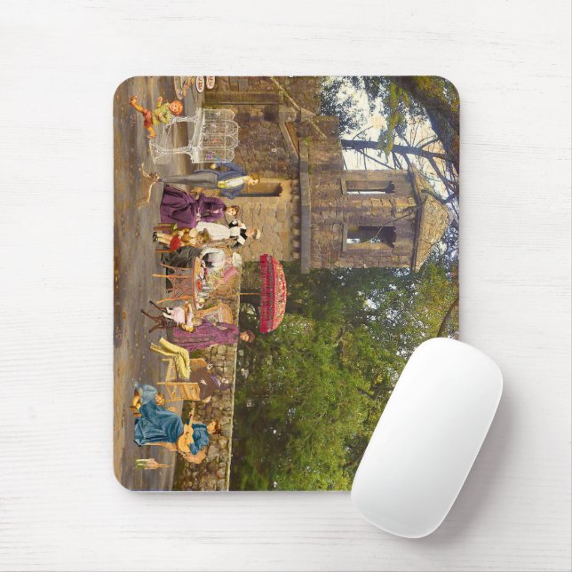 Picnic en la Quinta da Regaleira Mouse Pad (With Mouse)