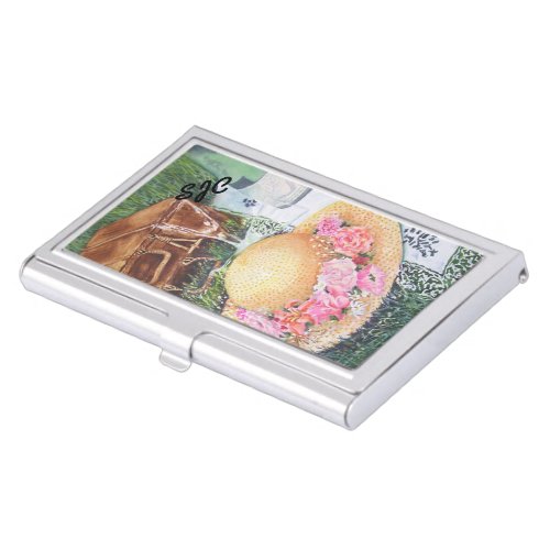 PICNIC FOR TWO VALENTINE BUSINESS CARD CASE