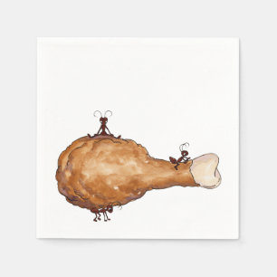 Picnic Fried Chicken Napkins
