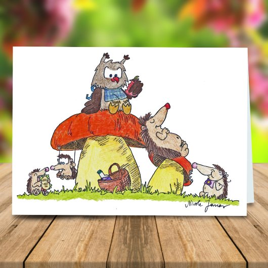 PICNIC greeting card by Nicole Janes
