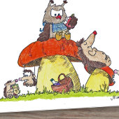 PICNIC greeting card by Nicole Janes