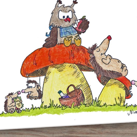 PICNIC greeting card by Nicole Janes