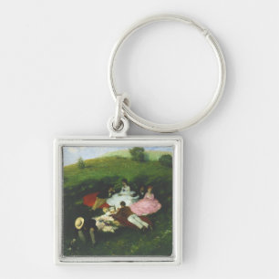 Picnic in May Keychain