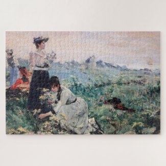 Picnic in Normandy by Juan Luna 1000 pieces Jigsaw Puzzle