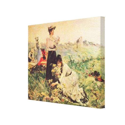 Picnic in Normandy by Juan Luna. Canvas Print | Zazzle