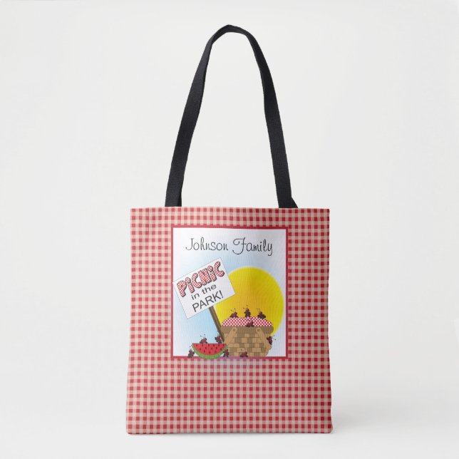 Picnic in the Park Tote Bag (Front)