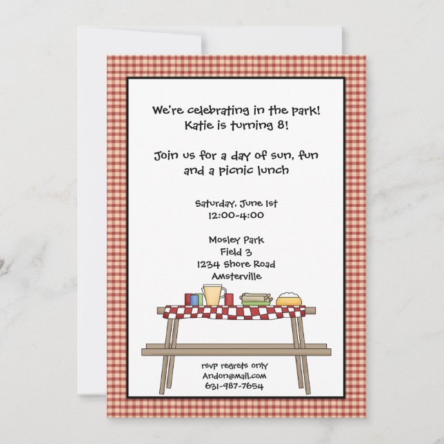 Picnic Invitation (Front)