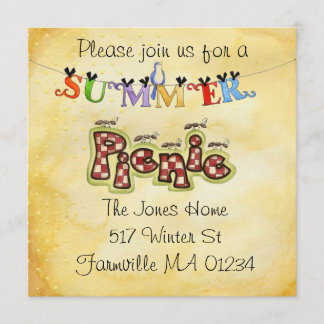 Picnic invite