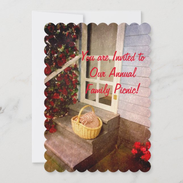 Picnic Invite - Your Custom 5" x 7" Invitations (Front)