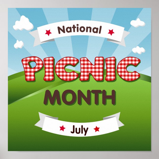 Picnic Month is July! Poster (Front)