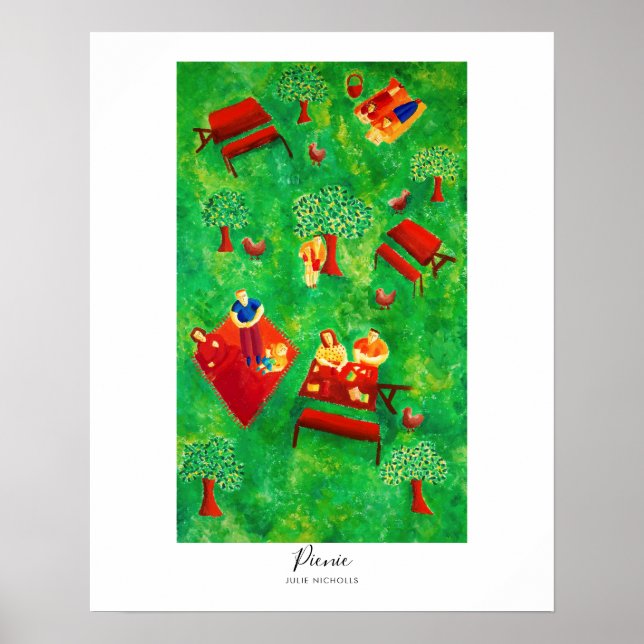 Picnic Painting Poster (Front)
