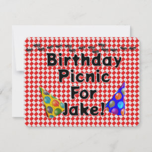 Picnic Party for Birthday Invitation