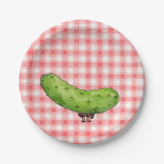 Picnic Pickle Paper Plates