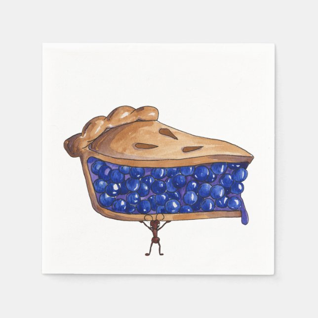 Picnic Pie Paper Napkins (Front)
