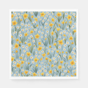 Picnic Plates - Daffodils Napkins