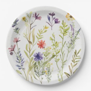 Picnic Plates - Pretty Wildflowers