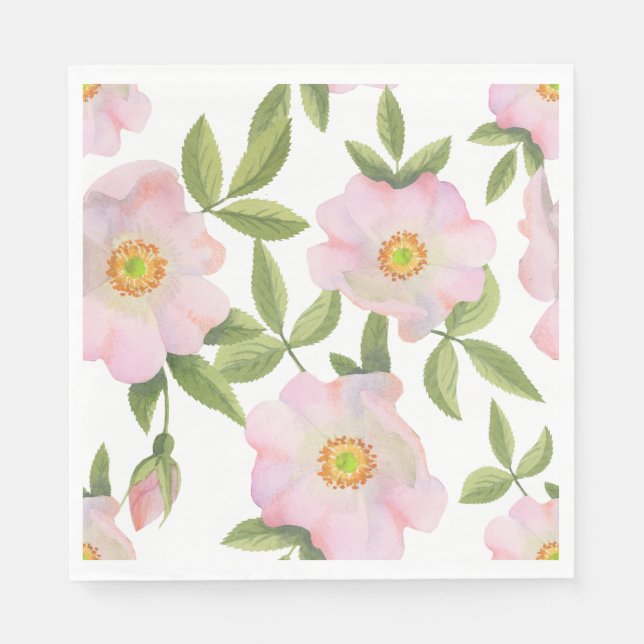 Picnic Plates - Rosehips Napkins (Front)