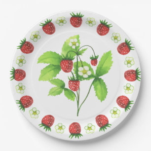 Picnic Plates - Strawberries