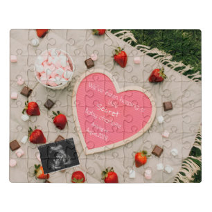  Picnic Pregnancy Announcement Outdoor reveal gift Jigsaw Puzzle