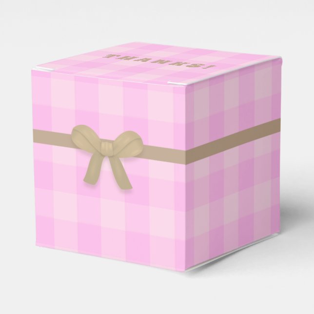 Picnic thank you favor boxes (Front Side)