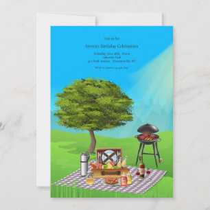 Picnic Under A Tree Invitation