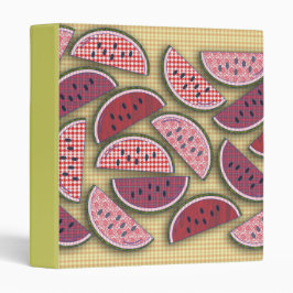 Picnic Watermelons 3 Ring Binder