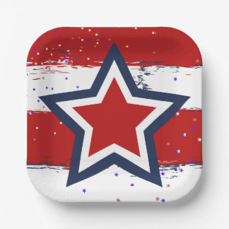 Picnic with Uncle Sam Paper Plates