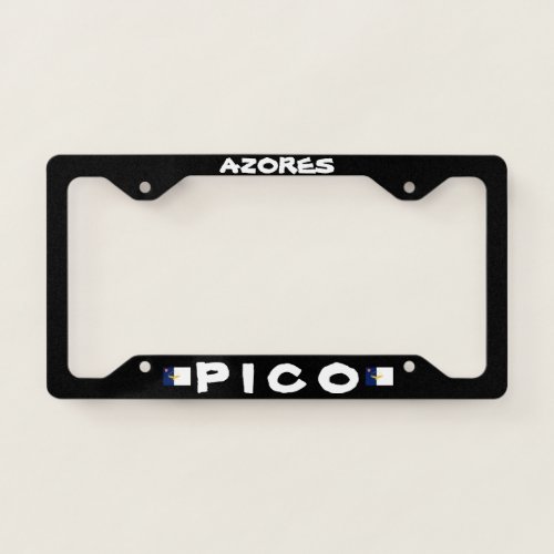 Pico Azores License Plate Frame