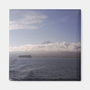 Pico Azores Magnet - Blue Sea Sky Mountain