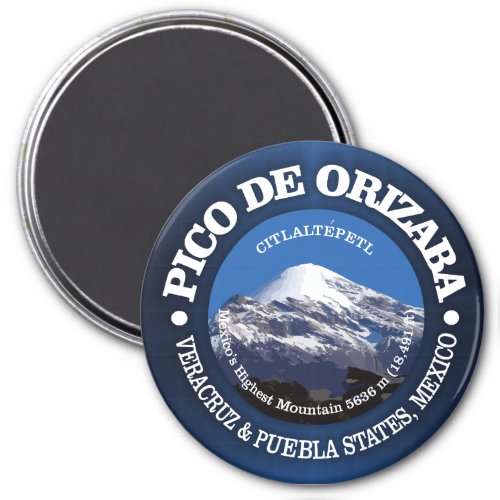 Pico de Orizaba Citlaltepetl Magnet