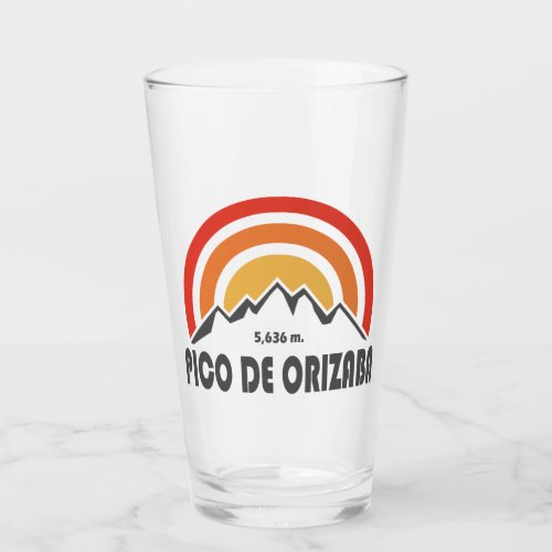 Pico de Orizaba Mexico Glass