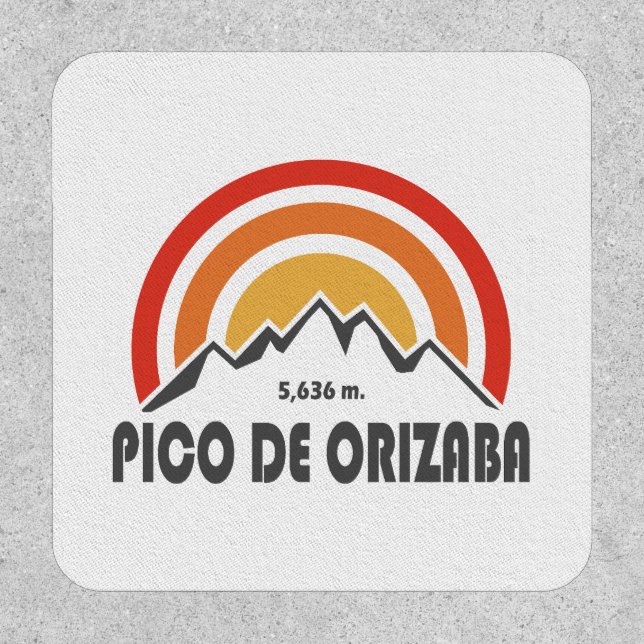 Pico de Orizaba Mexico Patch (Front)