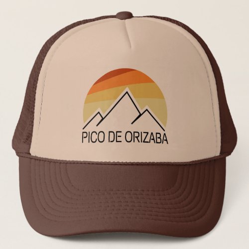 Pico de Orizaba Mexico Retro Trucker Hat