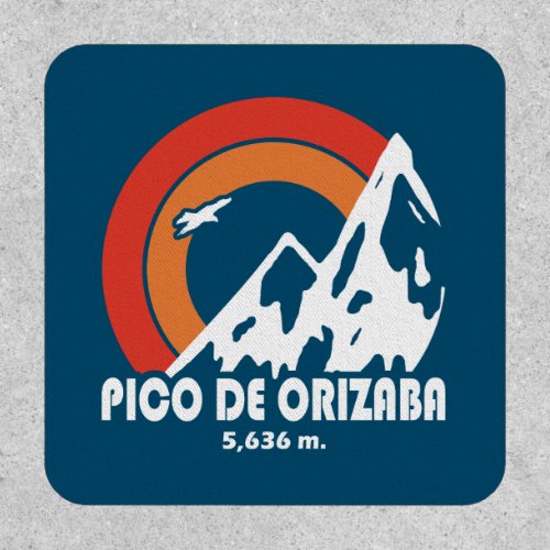Pico de Orizaba Mexico Sun Eagle Patch