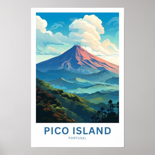 Pico Island Portugal Travel Print