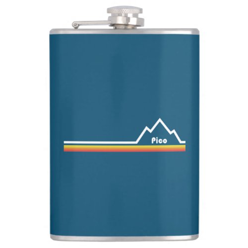 Pico Mountain Vermont Flask