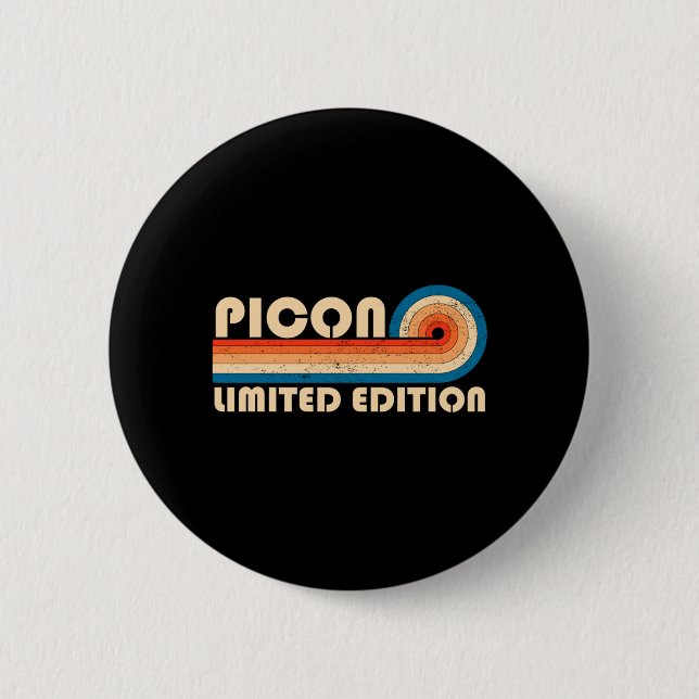Picon Retro 70s 80s Sunset E Performance Button (Front)